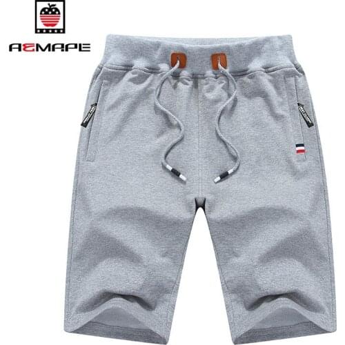 AEMAPE brand 2021 summer casual mens sports pants large beach pants knitted Capris plus size 8XL hot sale Shorts homme Brand