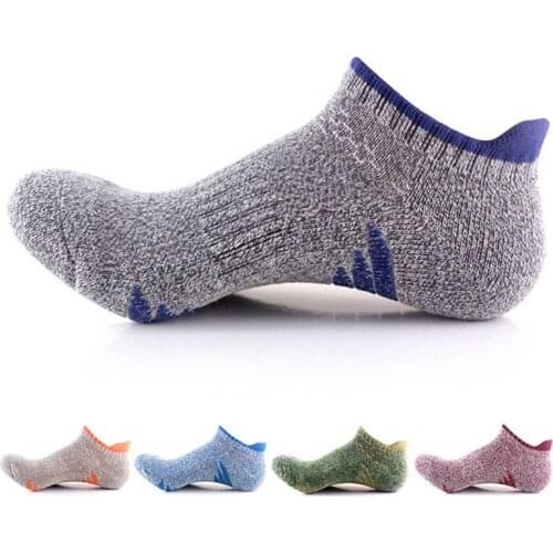 Men Socks High Quality Pure Cotton Slipping Sole Ankle Short Socks Bottom Short Tube Concise