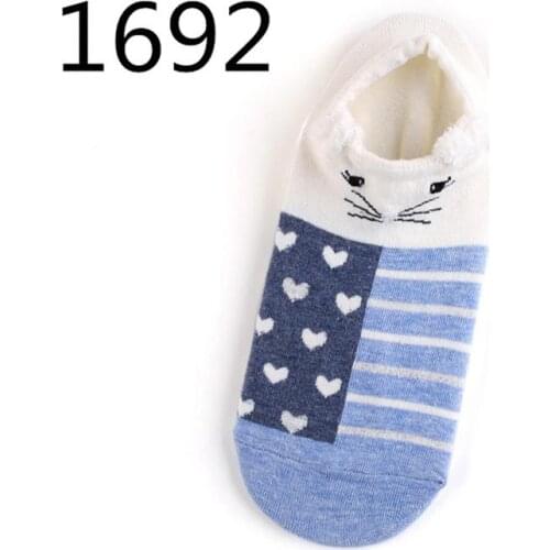 New Women New 100% Cotton Boat Socks Cartoon Animals Pattern Casual Sweet Style18 Choices Patterns And Colors