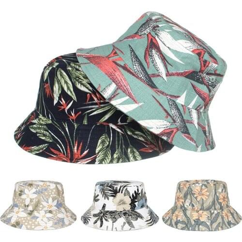 Spring/summer new style cotton printing sunscreen fisherman hat basin hat big brim hat anti-ultraviolet sun visor YF025