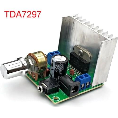 TDA7297 Version B 15W Digital Audio Amplifier Board Dual-Channel AC/DC 12V