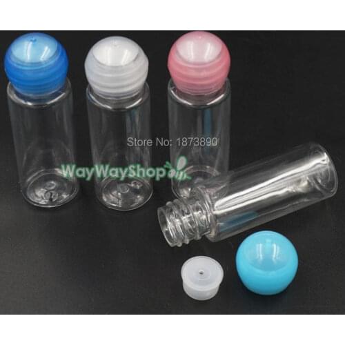 20 pcs 10ml 15ml 20ml Empty Bottles Turn Screw cover Hard Plastic Partial Shipments Travel