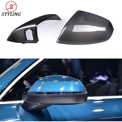 Q5 Q7 Mirror Cover with&without lane side assist For Audi SQ5 Carbon Fiber Side RearView Mirror Case Replacement 2017 2018 2019