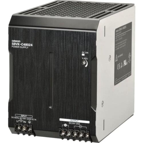 S8VK-C48024 S8VK2003C 480W | 24V | 100-240VAC/90-350VDC | 20A S8VK-C Switching power supply