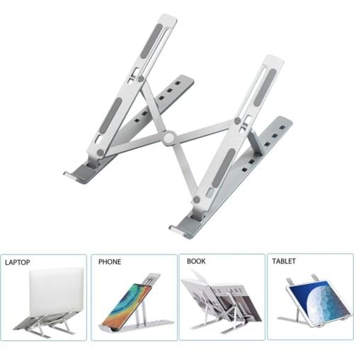 Foldable Tablet Monitor Laptop Stand for Laptop Holder Cooling Bracket Riser Lazy Adjustable Bracket Tablet Stand Phone Stand