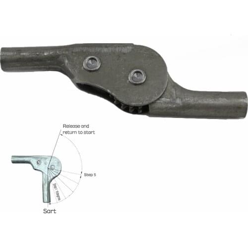 Folding Sofa hinge Adjustable connector down 5 gears steps backing angle Hardware Furniture Accessories Ratchet Hinges