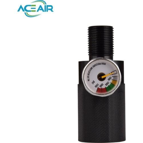 PCP AIRFORCE Pressure Tester Cylinder Adapter M18X1.5 Black