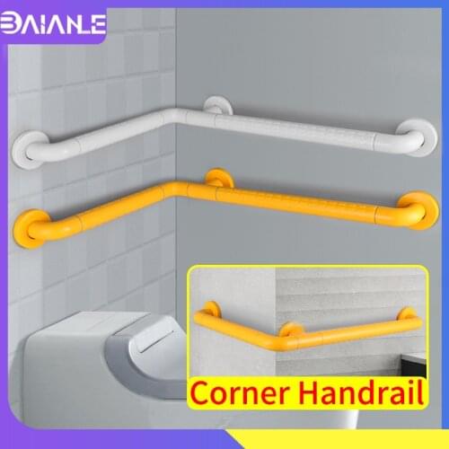 Corner Handrail Bathtub Anti-slip Safety Handle Wall Mounted Stainless Steel Bathroom Shower Grab Bars for Elderly Disabled