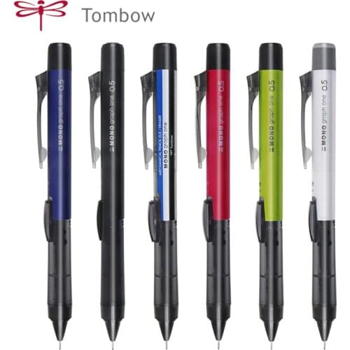 1pcs Japanese TOMBOW Mechanical Pencil DCD-121 Side Pressed 0.5mm Primary School Student Calligraphy Drawing Pen