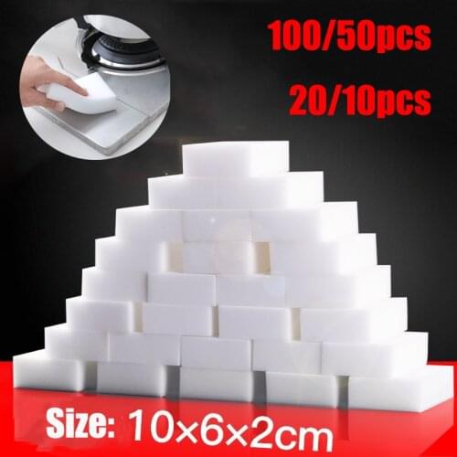 100*60*20mm Eraser Melamine Magic Sponge Cleaner Cleaning Sponges for Kitchen Bathroom Cleaning Tools