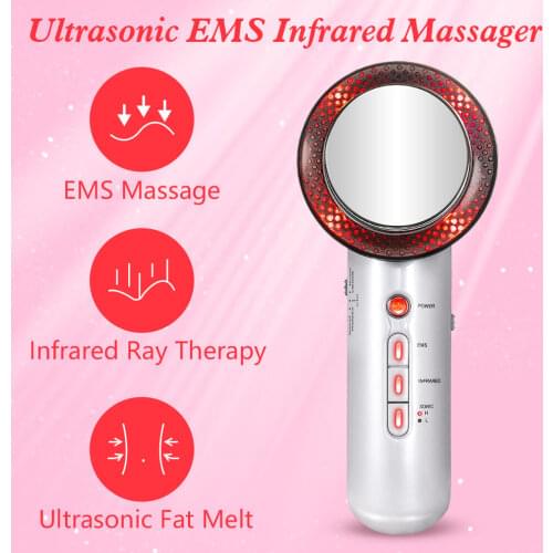 2021 EMS Skin Slim Supersonic Massager Fat Burner LED Photon Patch Galvanic Facial RF Infrared Therapy Products SPA Weight Loss