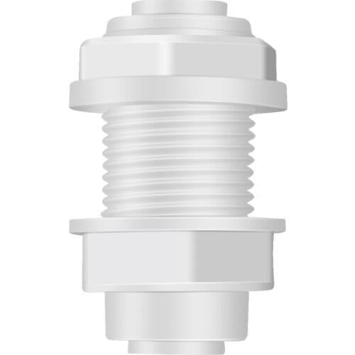 1/4" - 1/4" OD Tube PE Pipe Fitting Hose Straight Clapboard Quick Connector Aquarium RO Water Filter Reverse Osmosis System