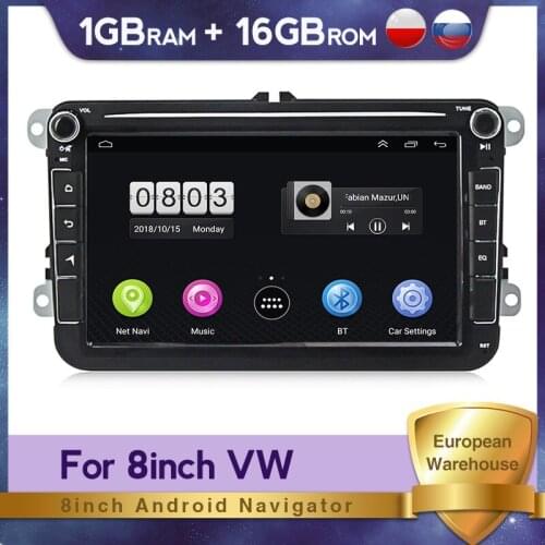 European stock android 2 Din car DVD radio for VW Passat CC Polo GOLF 5 6 Touran EOS T5 Sharan Jetta Tiguan GPS stereo DVR BT