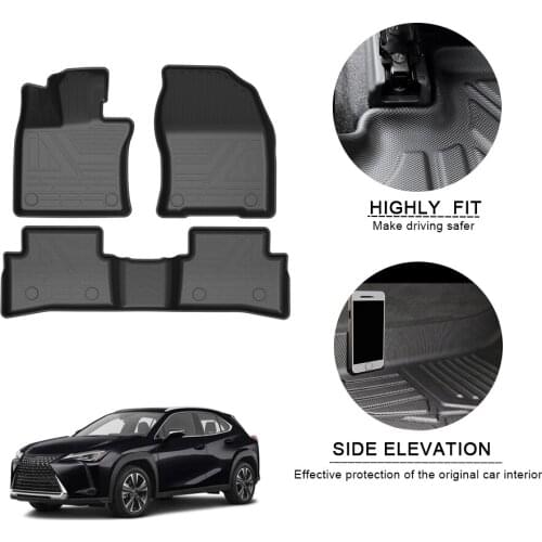 Car Floor Mats For Lexus UX 2019-2020 TPE Non-Slip Foot Pad Waterproof Rubber Carpets Auto Automobile Interior Accessories