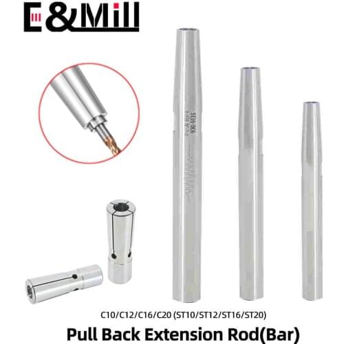 C10 C12 C16 C20 C25 DC4 DC6 DC8 100L 120L 130L 150L 200L Pull Back Extension Rod Adapter Extension Rod For Deep Hole Machining