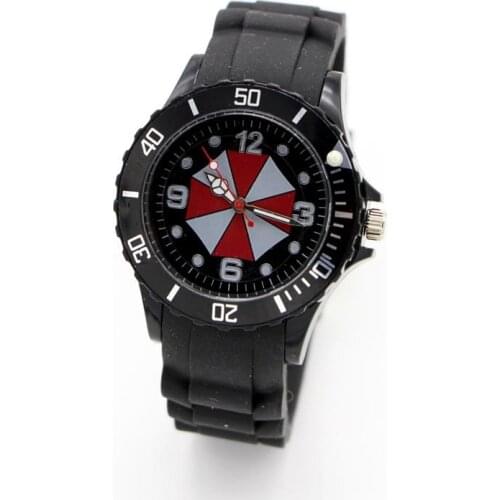 New Arrival High Quality Umbrella Silicone Quartz Kids Sports Fashion Watch For Boy Students Christmas Relogio Clock