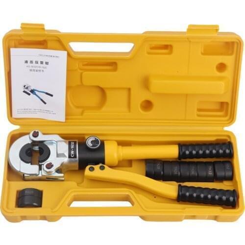 CW-1632 Hydraulic Pex Pipe Crimping Tools Pressing Plumbing Tools for Pex,Stainless Steel and Copper Pipe with TH,U,V,M,VUS,VAU