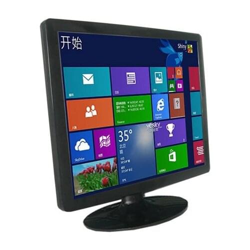 Xintai desktop 4-wire/5-wire touch monitor/15 inch touch screen LCD monitor