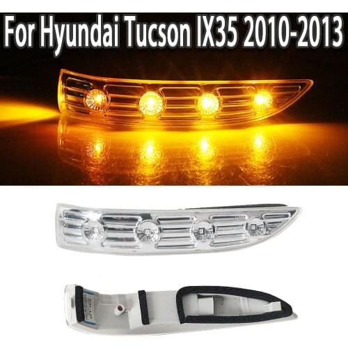 K-Car LED Turn Signal Light Side Wings Rear View Mirror Amber Indicator Lamp For Hyundai Tucson IX35 2010-2013