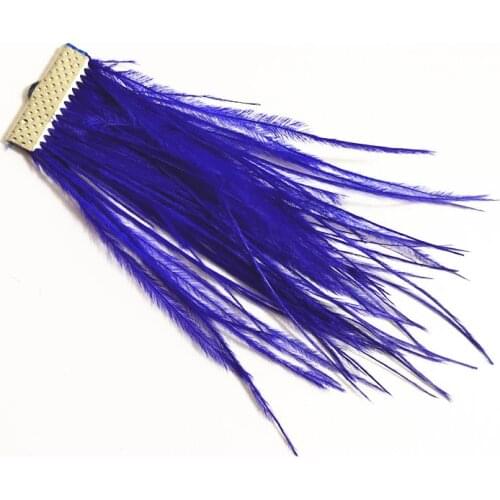 Fashion 15 Colors Nature Ostrich Feather Tassel Pendant Handmade Jewelry Making 8-10 cm DIY Part For Drop Earring Key Chain Toy