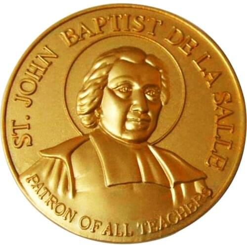 Cheap 3D Embossed Gold Antique Old Metal Challenge Coins for Collection