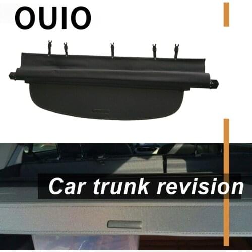 OUIO 1Set Car Rear Trunk Cargo Cover For Subaru Outback 2015 2016 2017 2018 Styling Black Security Shield Shade Car accessories