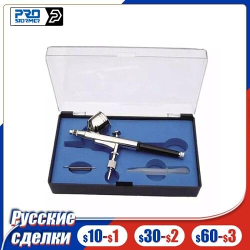 0.2-0.5mm Dual Action Dual Action Airbrush Pen Air Brush Spray Gun Sprayer Pen for Nail Art / body Tattoos Spray