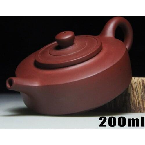 Authentic Chinese Handmade Kung Fu Teapot Yixing Purple Clay Pot Teapots 200ml Bouns 3 Cups Ceramic Set Zisha Porcelain Kettle