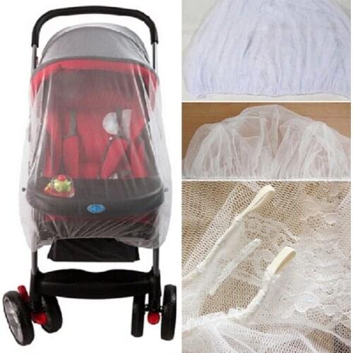 Full Cover Children Crib Summer Mesh Buggy Full Cover Safe Mosquito Net Netting Baby Stroller Pushchair Fly Insect Protection