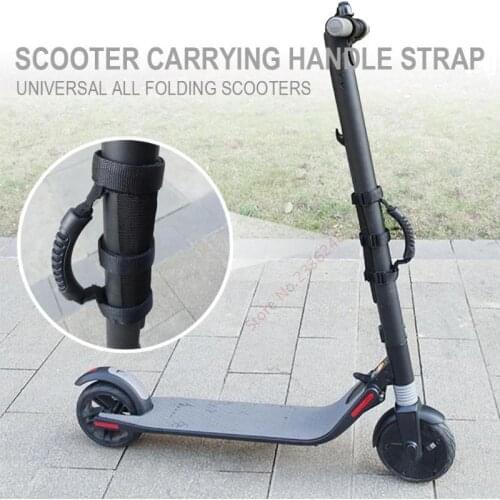 Portable Carrying Handle for Xiaomi M365 Scooter Skateboard Hand Carrying Handle Straps Belt Webbing Hook Bike Accessories