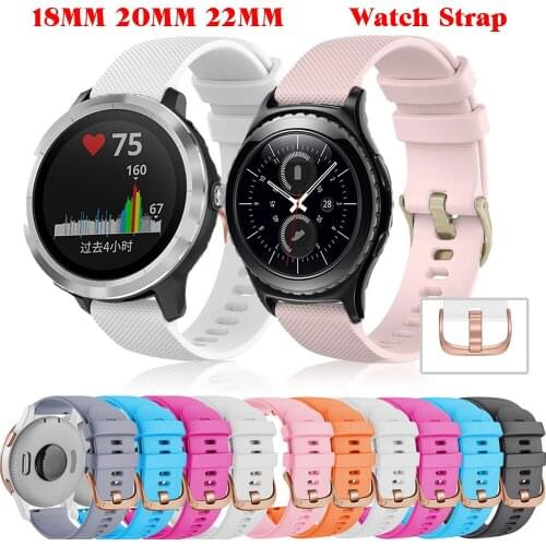 Strap For Garmin Vivomove 3S HR Vivoactive3 645 245 AmazfitGTR 42 GTR2 WatchStrap Wrist Bracelet/Samsung GearS2 Galaxy 42 Strap