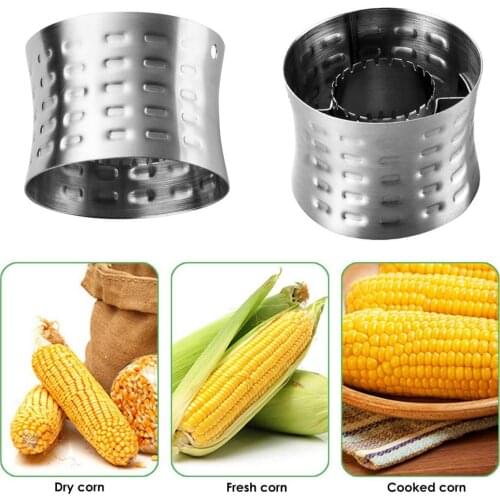304 Stainless Steel Corn Peeler Corn Stripper Cob Cutter Thresher Corn Stripper Fruit And Vegetable Coring Tool For Kitchen Tool