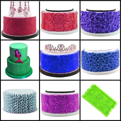 Meibum Rose Pearl Fondant Silicone Molds Cake Baking Tools Clay Polymer Model Sugar Craft Decorating Moulds Kitchen Supplies