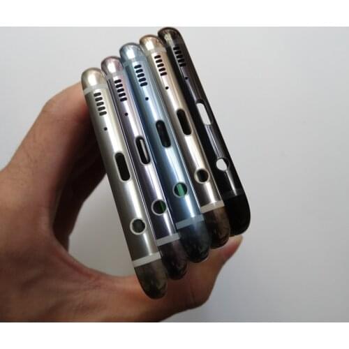 Middle Frame For Samsung Galaxy S8 Plus S8+ Mid Bezel Metal Frame Housing Chassis With Parts Replacement + Side button