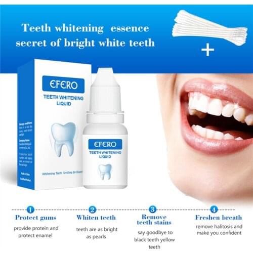 Teeth Whitening Serum Gel Smiling Brilliantly Dental Oral Hygiene Effective Remove Stains Plaque Teeth Cleaning Essence