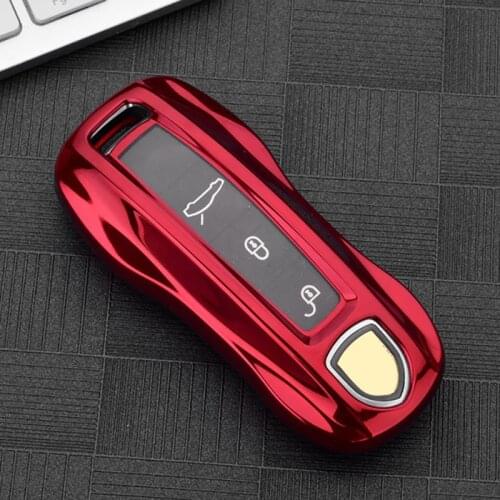 High quality PC+TPU key case cover Key case protective shell For Porsche Panamera 2017-2019 Cayenne 2018-2019