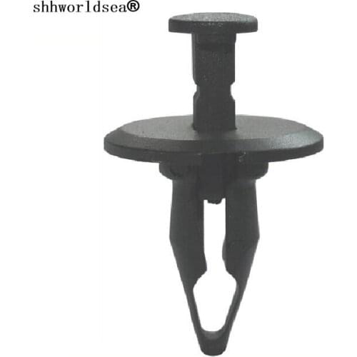 Shhworldsea 100pcs car clip& fastener bumper fascia retainer for GM 1987-on 22535007 fits into 12.7mm hole