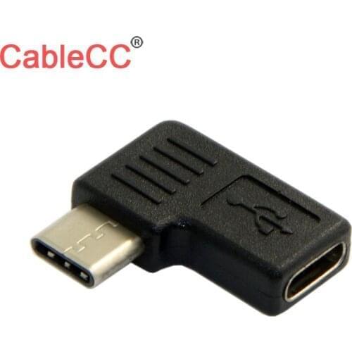 Zihan Adapter For Galaxy Male To Female 90d Right A Left Angled Usb 3.1 S8 Plus