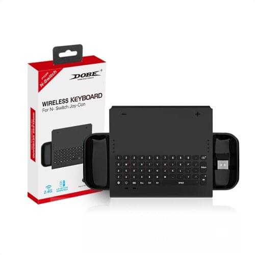 2.4G Wireless Gamepad Chatpad Message Keyboard for Nintend Switch NS Controller USB Rechargable Handheld Remote Control Keypad