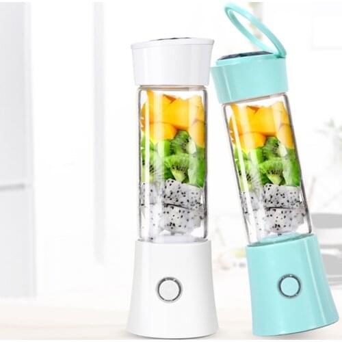 480ml Electric Blender USB Rechargeable Juicer Cup Smoothie Mixer Fruit Squeezer 425B