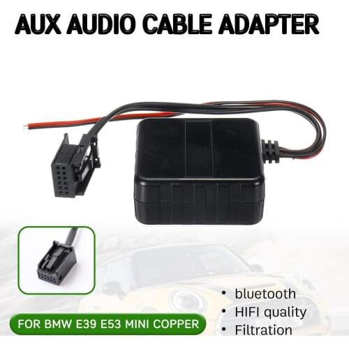 Bluetooth Aux Receiver Cable Adapter Hifi Quality for BMW E85 E86 Z4 2003-2008 for BMW E83 X3 2004-2010 for MINI COOPER