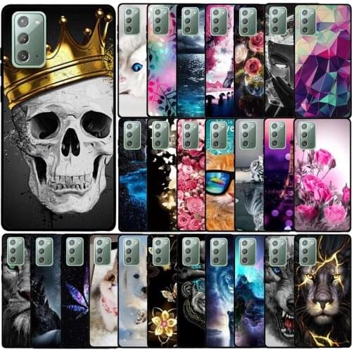 For Samsung Galaxy Note 20 Case Soft TPU Silicon Protective Painted Back Phone Cover For Samsung Galaxy Note 20 Note20 Case Etui