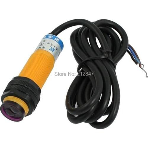 DC 3 Wire 6-36V PNP IR Photoelectric Sensor Switch 30cm E18-B03P1