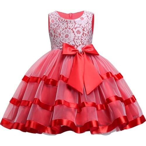 Childrens clothing girls lace dress baby wedding birthday dress girls prom princess costume dress for girls fancy party dress
