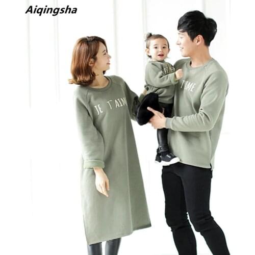 Children Sweatshirt Family Matching Clothing Father Son Tshirt Daddy and Me Father and Son Matching Clothes Cotton Family Look