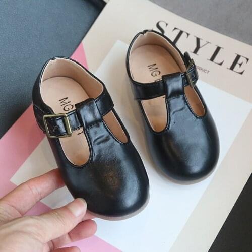 Baby Leisure Shoes Flat Leather Moccasins Boys Children Shoes New Kids Girls Spring Autumne Soft Bottom Solid Color SMG028