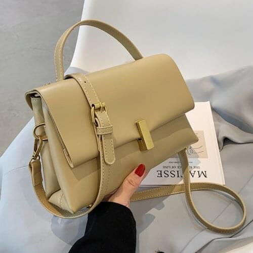 Designer Women Pu Leather Handbags Small Shoulder Bags Fashion Ladies Crossbody Bags for Women Casual Female Purse Messenger Bag