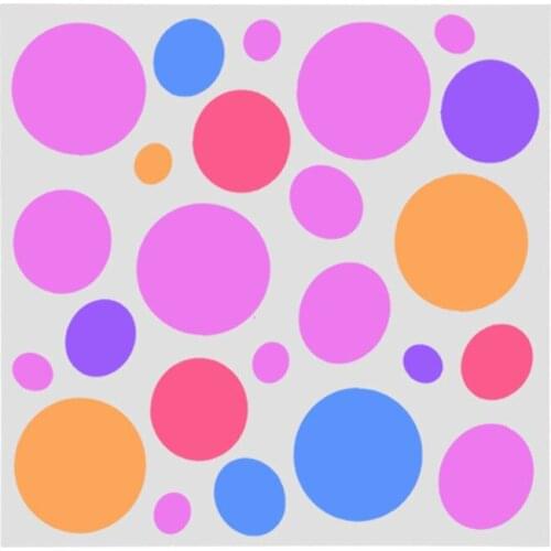 Hote Sale The floating ball scrapbook stencils spray plastic mold shield DIY cake hollow Embellishment printing lace ruler