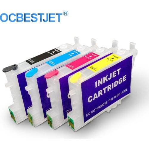 4 Colors/Set T0461 T0472 T0473 T0474 Refillable Ink Cartridge For Epson C63 C64 C65 C66 C83 C84 C85 C86 CX3500 CX3600 CX6500