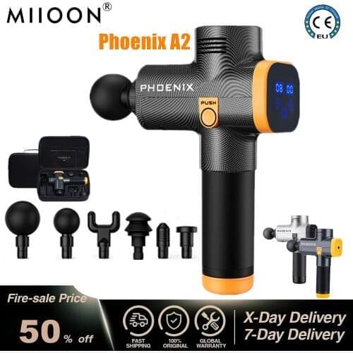 Phoenix A2 Massage Gun with Portable Bag Massager for Body Arm Back Deep Muscle Vibrator Fascia Gun On Fitness Shaping Relief
